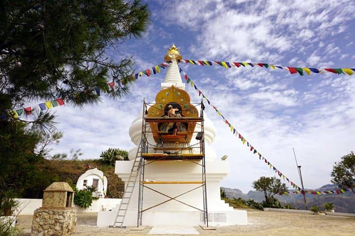 Kalachakra stupa renovation
