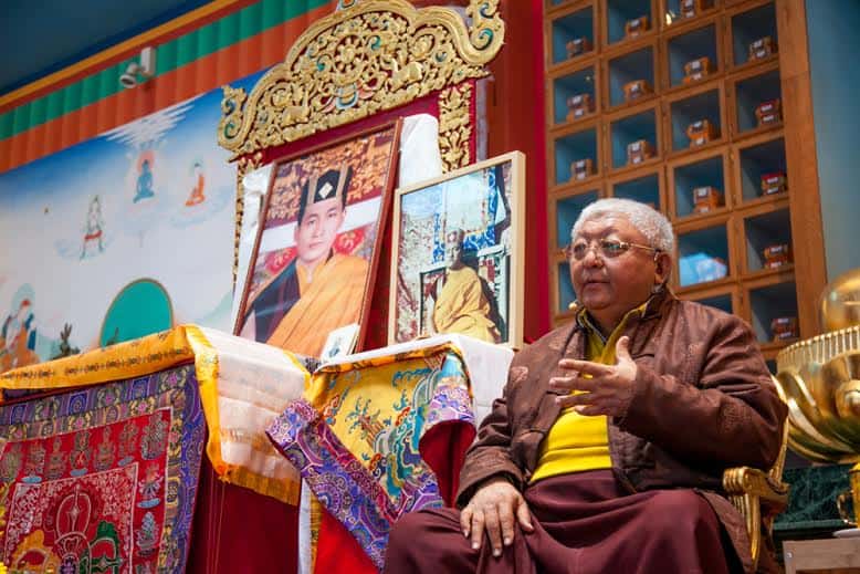 Jigmer Rinpoche for the Easter course at Karma Guen and Benalmadena